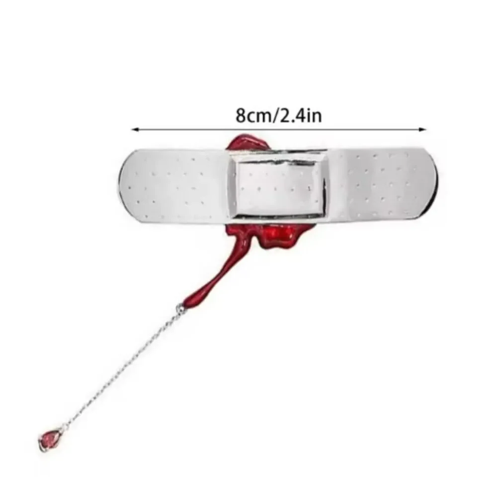 NWOT Band Aid Blood brooch pin - Picture 2 of 6